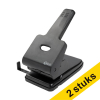 Aanbieding: 2x 123inkt Heavy Duty perforator zwart 2-gaats (60 vellen) 302868 - 1