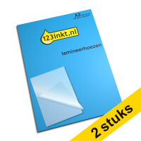 Aanbieding: 2x 123inkt document lamineerhoes A3 glanzend 2x80 micron (100 stuks)