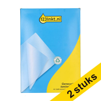 Aanbieding: 2x 123inkt gerecyclede document lamineerhoes A3 glanzend 2x80 micron (100 stuks) 303175