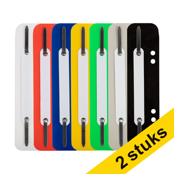 Aanbieding: 2x 123inkt snelhechterstrips 6 en 8 cm met perforatie assortiment (250 stuks) 302378 - 1
