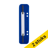 Aanbieding: 2x 123inkt snelhechterstrips 6 en 8 cm met perforatie blauw (100 stuks) 202141