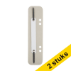 Aanbieding: 2x 123inkt snelhechterstrips 6 en 8 cm met perforatie grijs (100 stuks) 202146 - 1