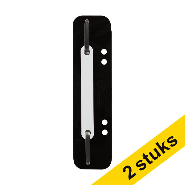 Aanbieding: 2x 123inkt snelhechterstrips 6 en 8 cm met perforatie zwart (100 stuks) 202140 - 1