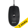 Aanbieding: 3x 123inkt M720 muis met kabel 329593 - 1