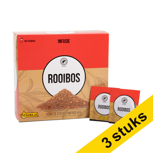 Aanbieding: 3x 123inkt Rooibos thee (100 stuks) 302059 - 1