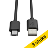 Aanbieding: 3x 123inkt USB-A naar Micro USB-kabel (1,8 meter) 302511 - 1