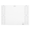 Aanbieding: 3x 123inkt bureau onderlegblok 50 x 35 cm 2025-2028 (40 vellen)  390676 - 2