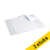 Aanbieding: 3x 123inkt bureauonderlegblok 50 x 35 cm 2027-2030 (40 vellen) FSC® Mix 70%