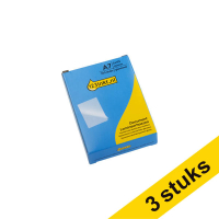 Aanbieding: 3x 123inkt document lamineerhoes A7 glanzend 2x125 micron (100 stuks) 303148