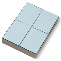 Aanbieding: 3x 123inkt gekleurde blanco voorschriften blauw 80 g/m² A6 (2000 vellen)
