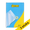 Aanbieding: 3x 123inkt gerecyclede document lamineerhoes A6 glanzend 2x80 micron (100 stuks) 303178 - 1