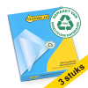 Aanbieding: 3x 123inkt gerecycleerde document lamineerhoes A6 glanzend 2x80 micron (100 stuks) 303178 - 1