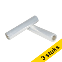 Aanbieding: 3x 123inkt handwikkelfolie transparant (50 cm x 300 m)