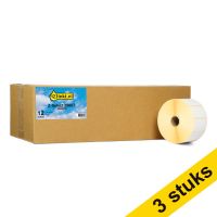 Aanbieding: 3x 123inkt huismerk vervangt Zebra Z-Select 2000T apotheeketiket (3006318) 57 x 32 mm (12 rollen) 653467