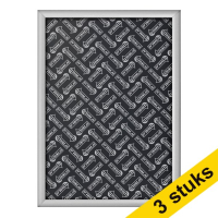 Aanbieding: 3x 123inkt kliklijst met aluminium kader A3  301156