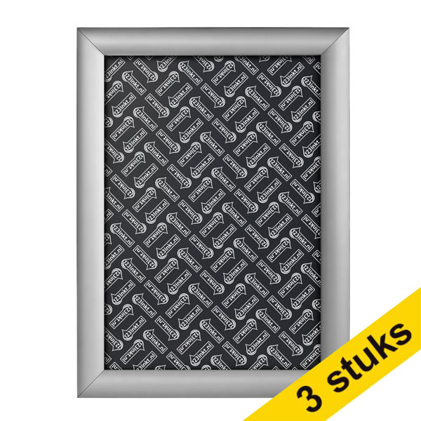 Aanbieding: 3x 123inkt kliklijst met aluminium kader A4  301154 - 1