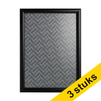 Aanbieding: 3x 123inkt kliklijst met zwarte aluminium kader A3