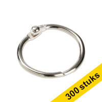 Aanbieding: 3x 123inkt klikring 25 mm (100 stuks)