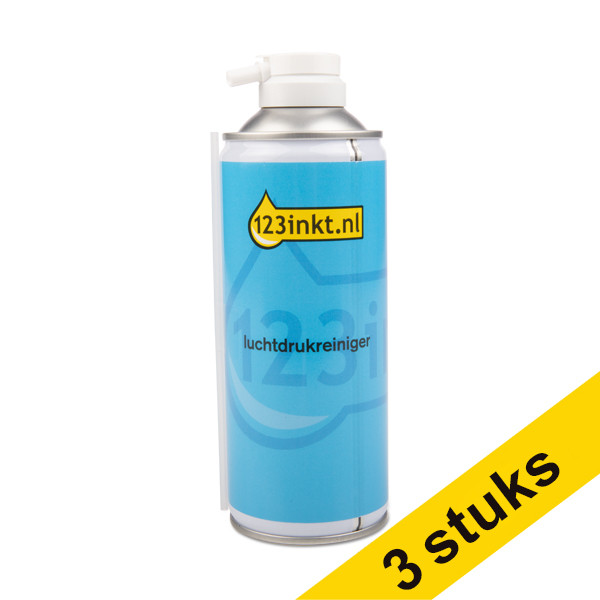 Aanbieding: 3x 123inkt luchtdrukreiniger (400 ml)  301584 - 1