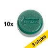 Aanbieding: 3x 123inkt magneten 15 mm groen (10 stuks) 301286 - 1