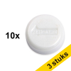 Aanbieding: 3x 123inkt magneten 15 mm wit (10 stuks) 301287 - 1