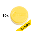 Aanbieding: 3x 123inkt magneten 20 mm geel (10 stuks) 301292 - 1