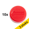 Aanbieding: 3x 123inkt magneten 20 mm rood (10 stuks) 301291 - 1