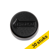 Aanbieding: 3x 123inkt magneten 20 mm zwart (10 stuks)