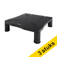Aanbieding: 3x 123inkt monitorstandaard zwart