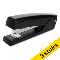 Aanbieding: 3x 123inkt nietmachine zwart (20 vellen)
