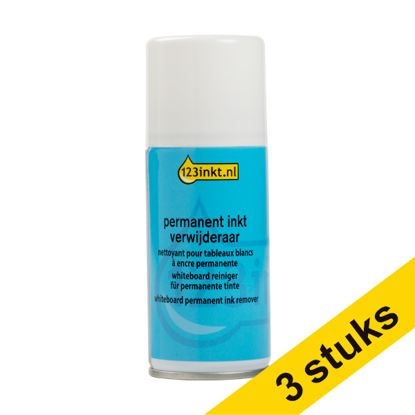Aanbieding: 3x 123inkt permanent inkt verwijderaar (150 ml) 301978 - 1