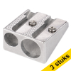 Aanbieding: 3x 123inkt puntenslijper met dubbele mesjes 301203 - 1