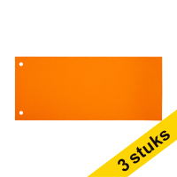 Aanbieding: 3x 123inkt scheidingsstrook 105 x 240 mm oranje (100 stuks)
