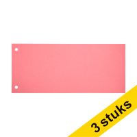 Aanbieding: 3x 123inkt scheidingsstrook 105 x 240 mm roze (100 stuks) 302385
