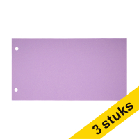 Aanbieding: 3x 123inkt scheidingsstrook 120 x 225 mm paars (100 stuks)