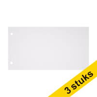 Aanbieding: 3x 123inkt scheidingsstrook 120 x 225 mm wit (100 stuks) 302394