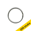 Aanbieding: 3x 123inkt sleutelringen metaal 20 mm (100 stuks) 303250 - 1