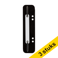 Aanbieding: 3x 123inkt snelhechterstrips 6 en 8 cm met perforatie zwart (100 stuks) 302377