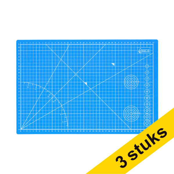Aanbieding: 3x 123inkt snijmat 5-laags 450 x 300 mm (A3) 303038 - 1