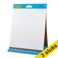 Aanbieding: 3x 123inkt tafelflipover blanco 50,8 x 58,4 cm (20 vellen) FSC® Mix Credit
