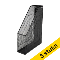 Aanbieding: 3x 123inkt tijdschriftcassette mesh zwart