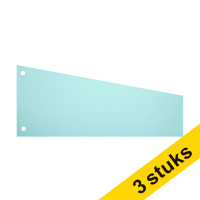 Aanbieding: 3x 123inkt trapezium scheidingsstrook 240 x 105 / 60 mm blauw (100 stuks)