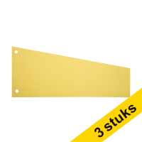 Aanbieding: 3x 123inkt trapezium scheidingsstrook 240 x 105 / 60 mm geel (100 stuks)