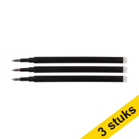 Aanbieding: 3x 123inkt uitwisbare balpen navulling zwart (3 stuks)