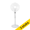 Aanbieding: 3x 123inkt ventilator staand F501 wit met timer 303406 - 1