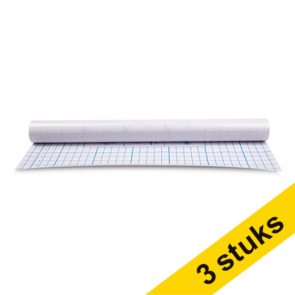 Aanbieding: 3x 123inkt zelfklevende kaftfolie 33 cm x 100 cm 301878 - 1