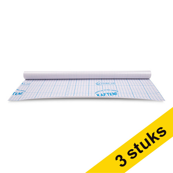 Aanbieding: 3x 123inkt zelfklevende kaftfolie 50 cm x 100 cm  301880 - 1