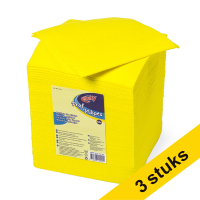 Aanbieding: 3x 123schoon Multy schoonmaakdoeken 38 x 40 cm geel (50 stuks)