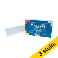 Aanbieding: 3x Gallery systeemkaart blanco wit 125 x 75 mm (100 stuks)