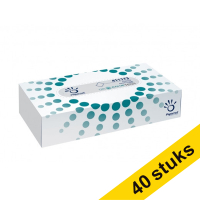 Aanbieding: 40x 123schoon tissues 2-laags (100 vellen)